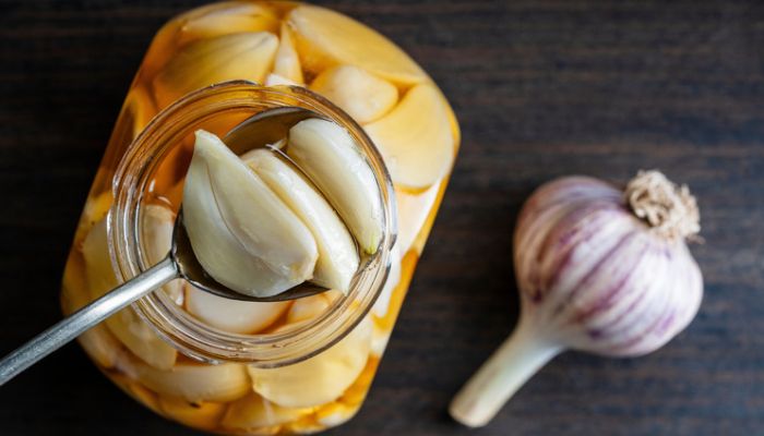 Jarred garlic